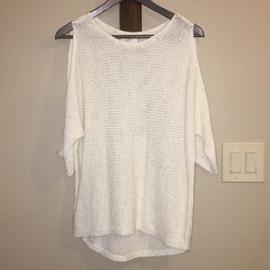 Loft Cold Shoulder Sweater NWOT